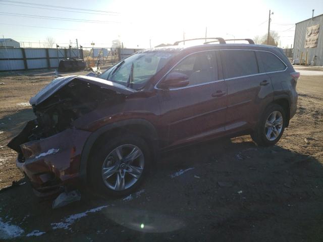 TOYOTA HIGHLANDER 2016 with VIN 5TDDKRFH8GS272607 - Photo from auction