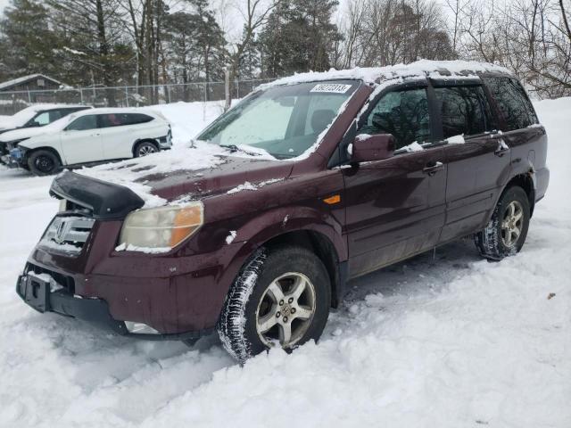 HONDA PILOT EXL 2007 with VIN 2HKYF18597H003399 - Photo from auction