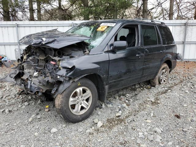HONDA PILOT EXL 2005 with VIN 2HKYF18625H559334 - Photo from auction