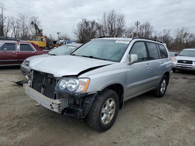 TOYOTA HIGHLANDER 2002 with VIN JTEHF21A220092859 - Photo from auction