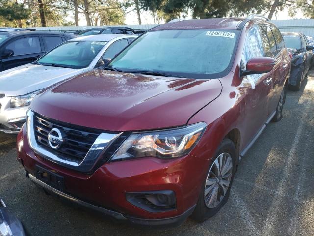 NISSAN PATHFINDER 2018 with VIN 5N1DR2MN1JC659399 - Photo from auction