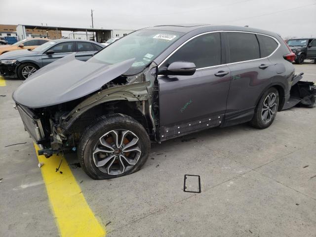 HONDA CR-V EX 2022 with VIN 7FARW1H55NE009804 - Photo from auction