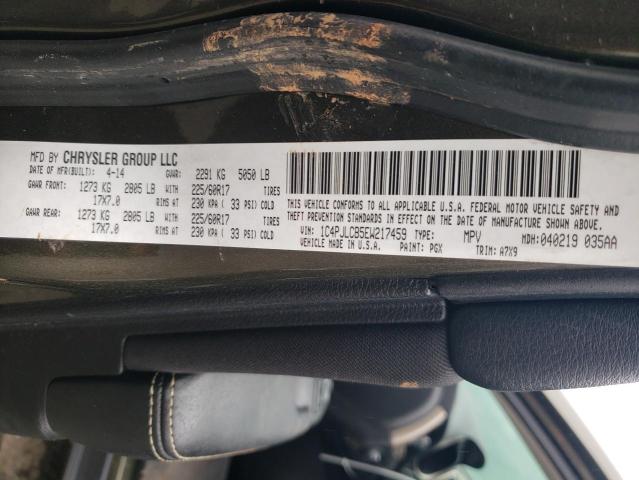 Photo 14 from auction – 2014 JEEP CHEROKEE L with VIN 1C4PJLCB5EW217459
