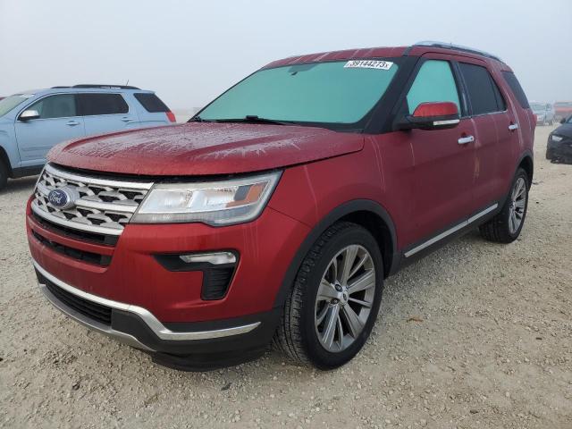 FORD EXPLORER L 2018 with VIN 1FM5K7F87JGA27500 - Photo from auction