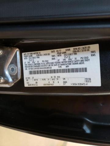 Photo 14 from auction – 2017 FORD ESCAPE SE with VIN 1FMCU0GD3HUD04532