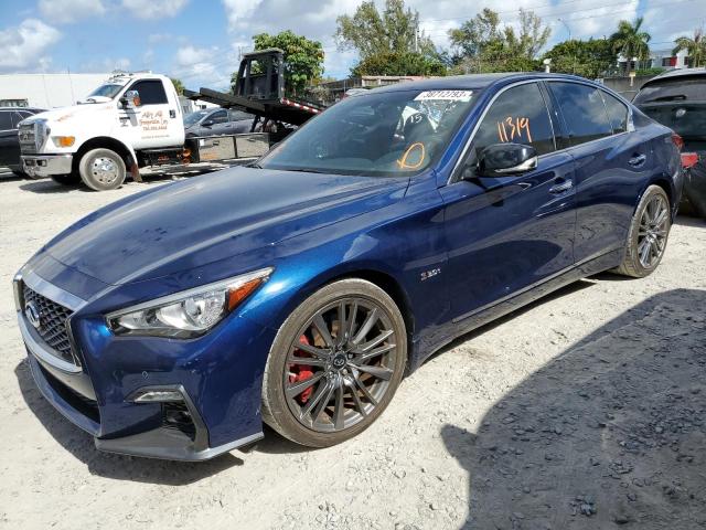 Photo 1 from auction – 2018 INFINITI Q50 RED SP with VIN JN1FV7AP1JM461575