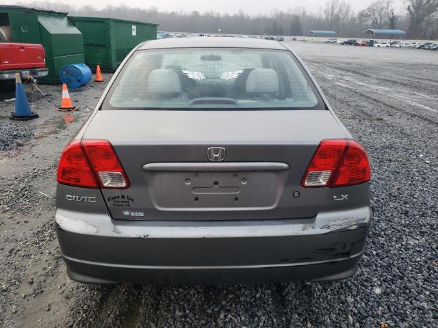 Photo 6 from auction – 2004 HONDA CIVIC LX with VIN 1HGES16554L012384