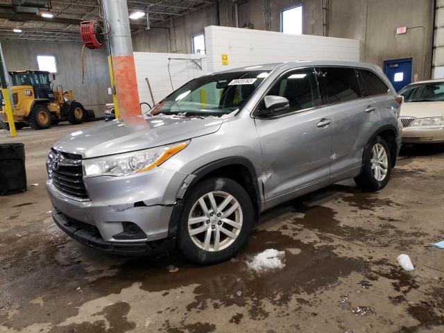 TOYOTA HIGHLANDER 2014 with VIN 5TDBKRFH0ES024145 - Photo from auction