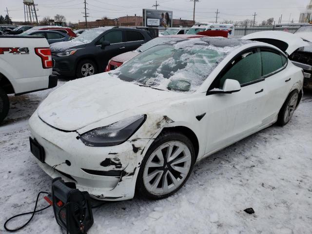 TESLA MODEL 3 2022 with VIN 5YJ3E1EA6NF185217 - Photo from auction