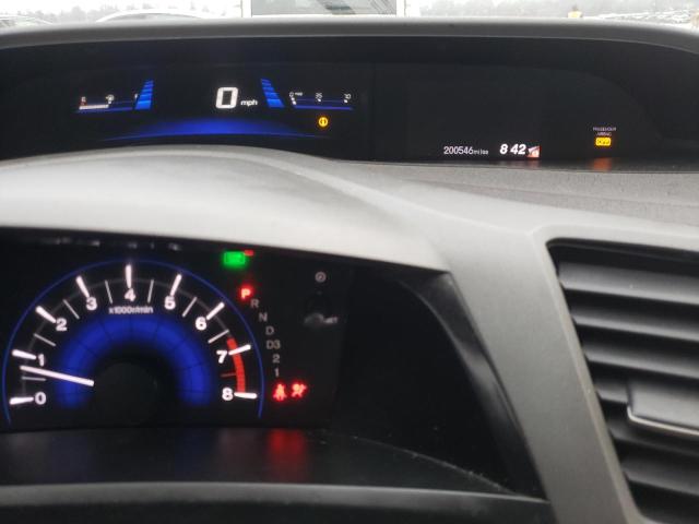 Photo 9 from auction – 2012 HONDA CIVIC HF with VIN 2HGFB2F68CH549474