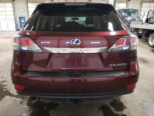 Photo 6 from auction – 2013 LEXUS RX 450 with VIN JTJBC1BA2D2449926