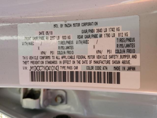 Photo 14 from auction – 2019 MAZDA CX-3 TOURI with VIN JM1DKDC71K0410143