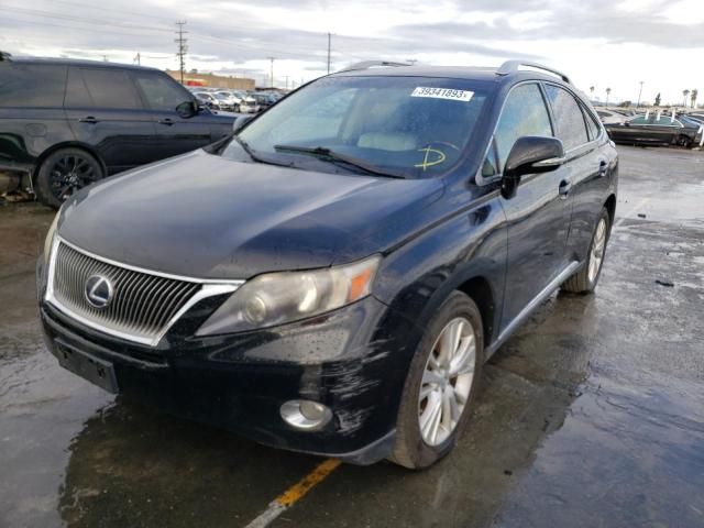 LEXUS RX 450 2010 with VIN JTJBC1BA6A2029498 - Photo from auction