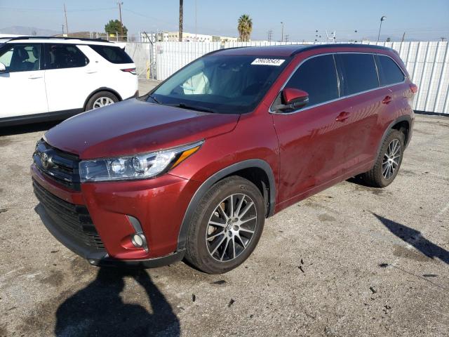 TOYOTA HIGHLANDER 2017 con VIN 5TDKZRFH9HS210573 - Foto de la subasta