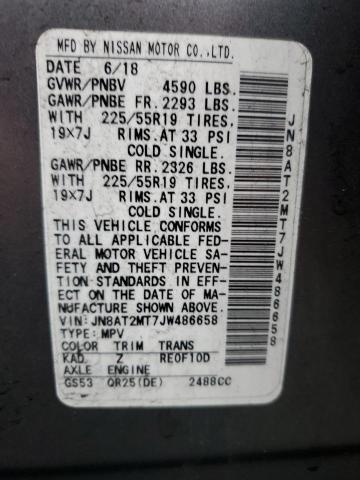 Photo 14 from auction – 2018 NISSAN ROGUE S with VIN JN8AT2MT7JW486658