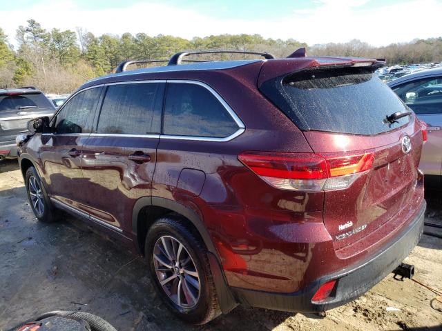Photo 2 from auction – 2018 TOYOTA HIGHLANDER with VIN 5TDJZRFH7JS826855