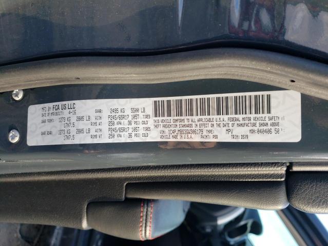 Photo 14 from auction – 2016 JEEP CHEROKEE T with VIN 1C4PJMBS3GW306179