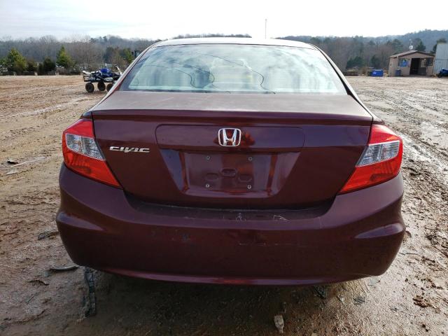 Photo 6 from auction – 2012 HONDA CIVIC LX with VIN 19XFB2F54CE071295