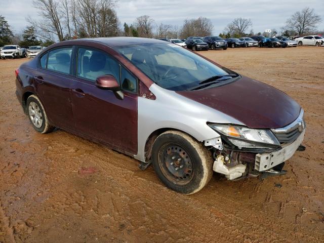 Photo 4 from auction – 2012 HONDA CIVIC LX with VIN 19XFB2F54CE071295