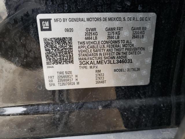 Photo 14 from auction – 2020 GMC TERRAIN SL with VIN 3GKALMEV3LL346031