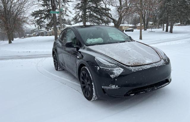 TESLA MODEL Y 2021 with VIN 5YJYGDEE0MF268516 - Photo from auction