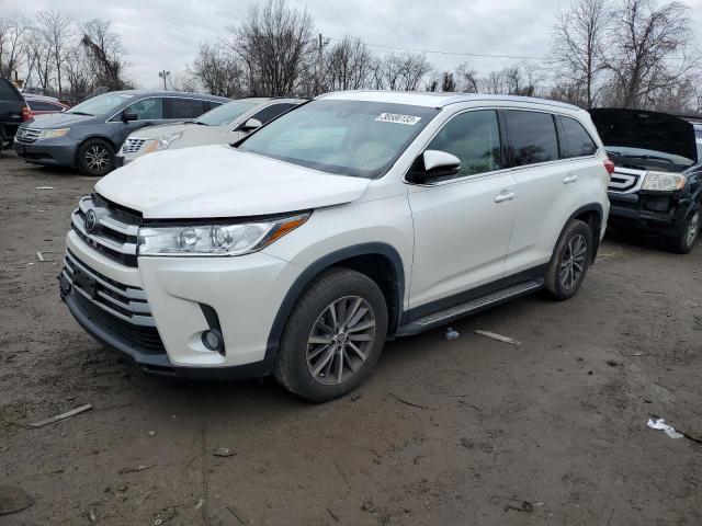 TOYOTA HIGHLANDER 2019 with VIN 5TDJZRFH1KS625292 - Photo from auction