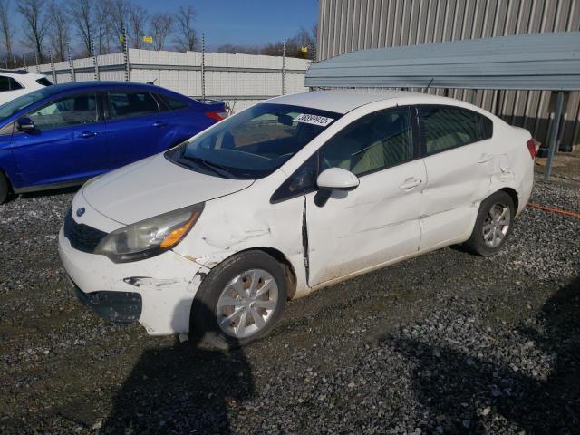 KIA RIO LX 2013 with VIN KNADM4A30D6130138 - Photo from auction