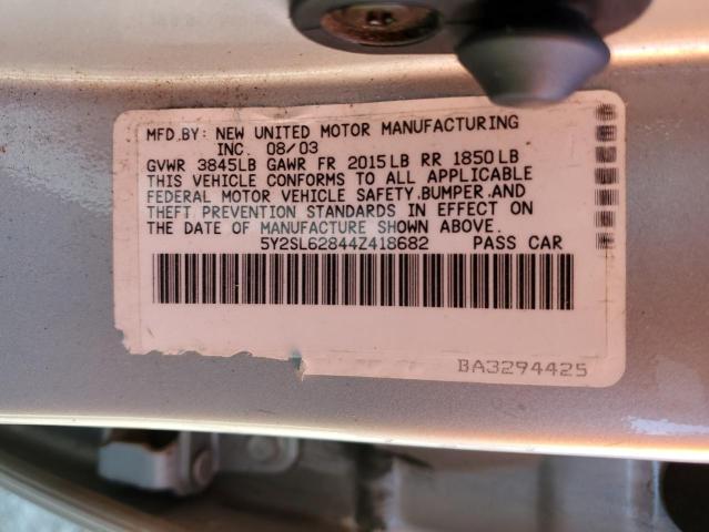 Photo 14 from auction – 2004 PONTIAC VIBE with VIN 5Y2SL62844Z418682