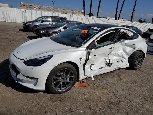 TESLA MODEL 3 2022 with VIN 5YJ3E1EA3NF288918 - Photo from auction