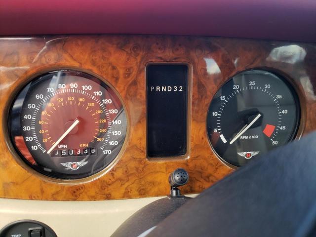 Photo 9 from auction – 1995 BENTLEY CONTINENTA with VIN SCBZB03C7SCX52290