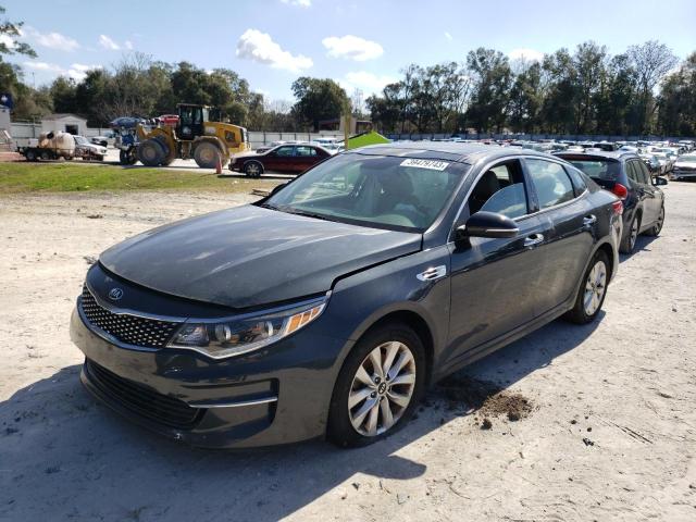KIA OPTIMA EX 2016 with VIN 5XXGU4L39GG004525 - Photo from auction