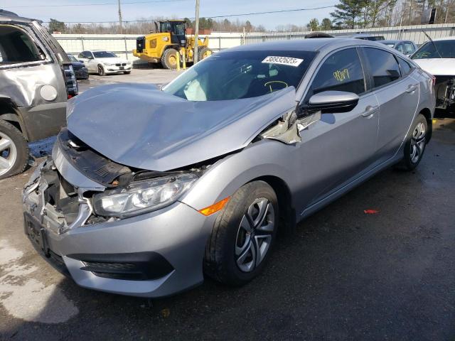 Photo 1 from auction – 2018 HONDA CIVIC LX with VIN 19XFC2F57JE018729