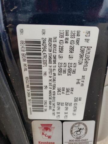 Photo 14 from auction – 2007 CHRYSLER TOWN & COU with VIN 2A4GP64L47R133971