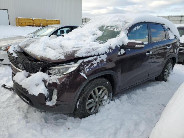 KIA SORENTO LX 2015 with VIN 5XYKT4A65FG601322 - Photo from auction