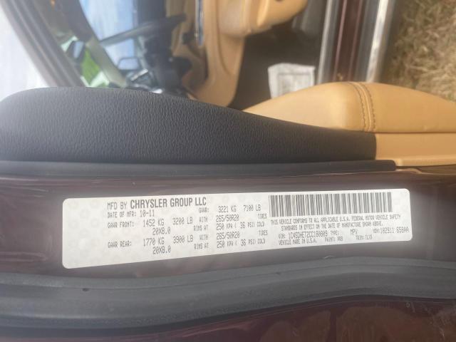 Photo 10 from auction – 2012 DODGE DURANGO CI with VIN 1C4SDHET2CC180809