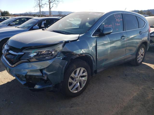 HONDA CR-V EX 2015 with VIN 2HKRM3H50FH527738 - Photo from auction
