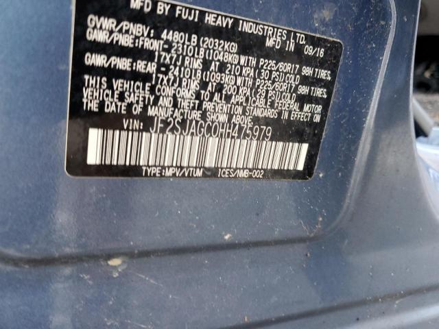 Photo 14 from auction – 2017 SUBARU FORESTER 2 with VIN JF2SJAGC0HH475979