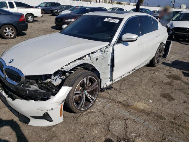 BMW 330I 2021 with VIN 3MW5R1J00M8B74482 - Photo from auction