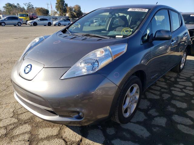 NISSAN LEAF S 2014 with VIN 1N4AZ0CP2EC332715 - Photo from auction