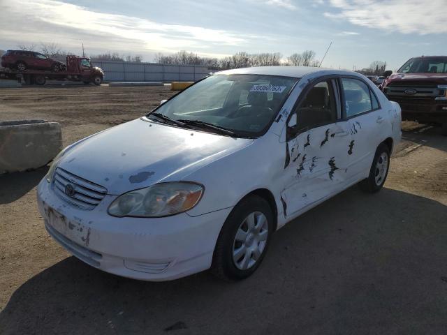 TOYOTA COROLLA CE 2003 with VIN 2T1BR32EX3C008142 - Photo from auction