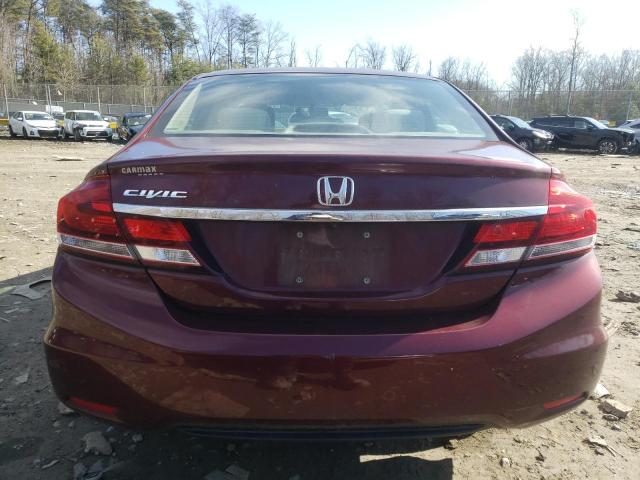 Photo 6 from auction – 2014 HONDA CIVIC LX with VIN 2HGFB2F57EH500292