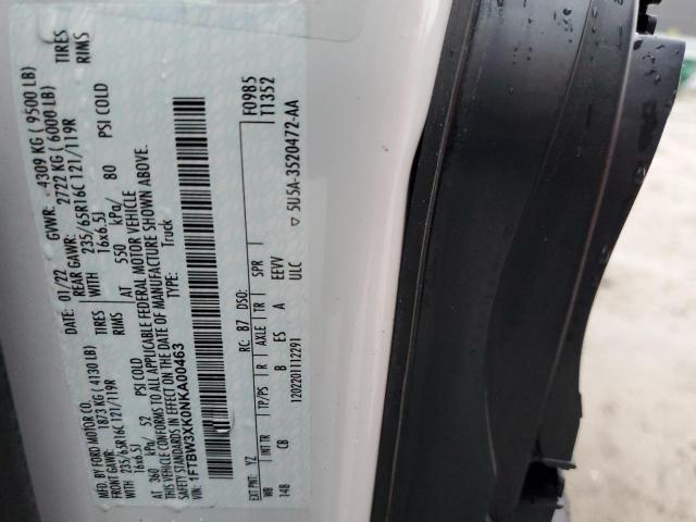 Photo 14 from auction – 2022 FORD TRANSIT with VIN 1FTBW3XK0NKA00463