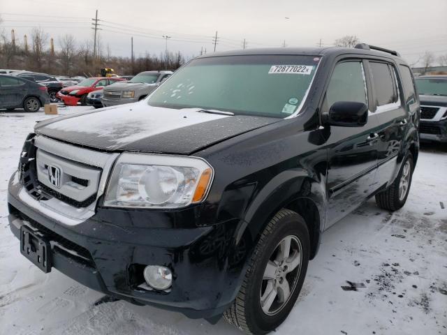 HONDA PILOT EXLN 2011 with VIN 5FNYF4H79BB004840 - Photo from auction