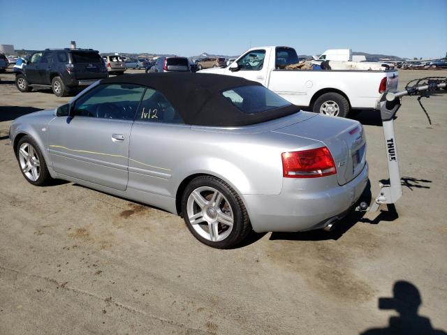 Photo 2 from auction – 2007 AUDI A4 2.0T CA with VIN WAUDF48H27K022224
