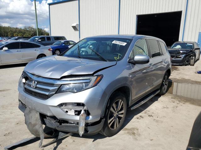 HONDA PILOT EXL 2018 with VIN 5FNYF6H53JB055873 - Photo from auction