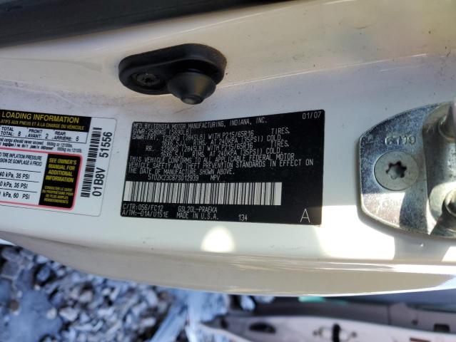 Photo 14 from auction – 2007 TOYOTA SIENNA CE with VIN 5TDZK23C87S012939