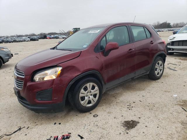 CHEVROLET TRAX LS 2016 with VIN 3GNCJKSB8GL256928 - Photo from auction