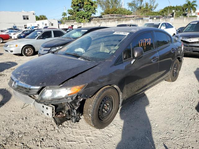 HONDA CIVIC LX 2012 with VIN 2HGFB2F54CH518326 - Photo from auction
