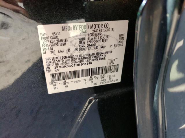 Photo 14 from auction – 2011 FORD EDGE LIMIT with VIN 2FMDK3KC7BBB31346