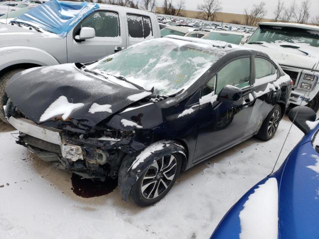 HONDA CIVIC EX 2013 مع رقم تعريف المركبة 19XFB2F86DE025110 - صورة من المزاد